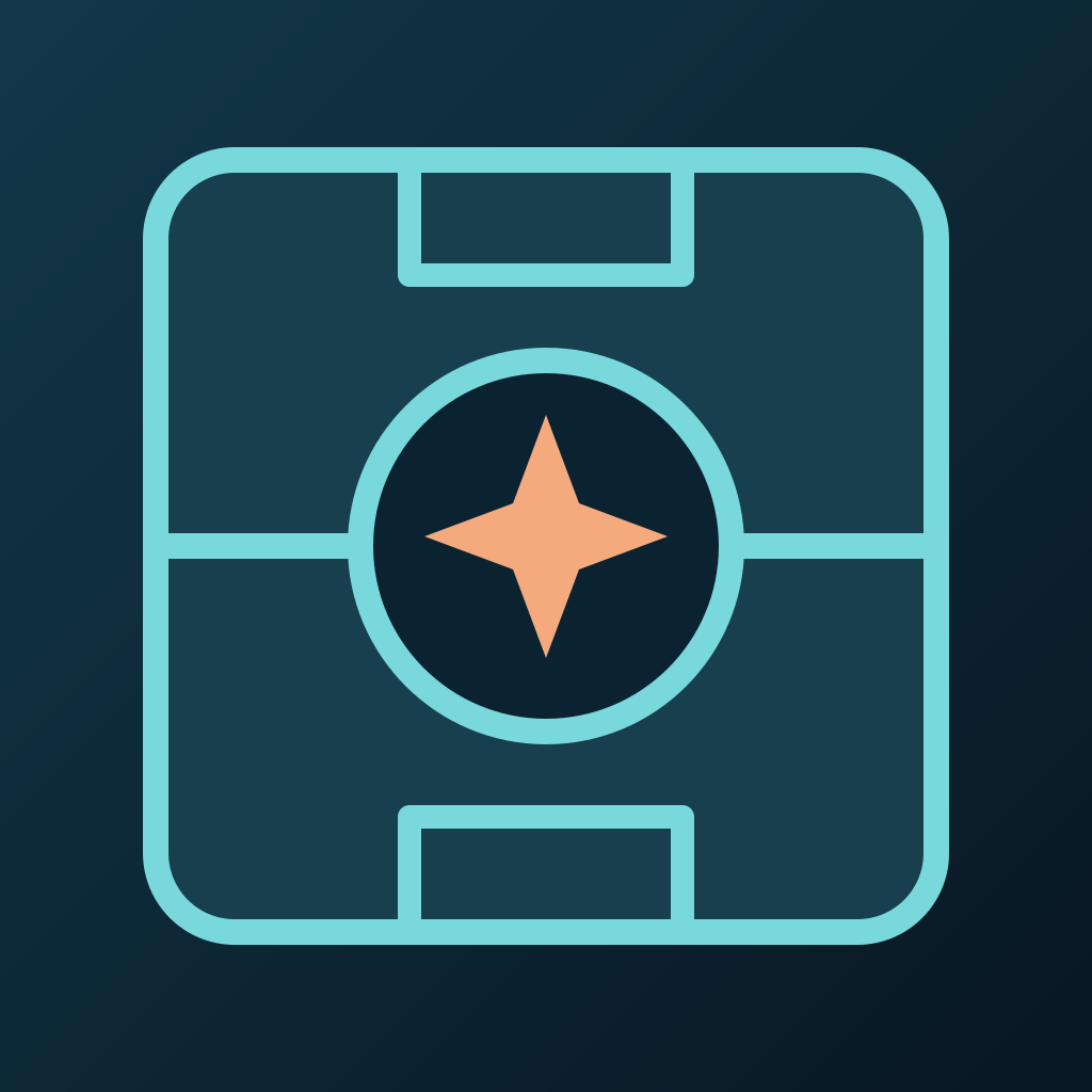 Sideline Story field and star app icon